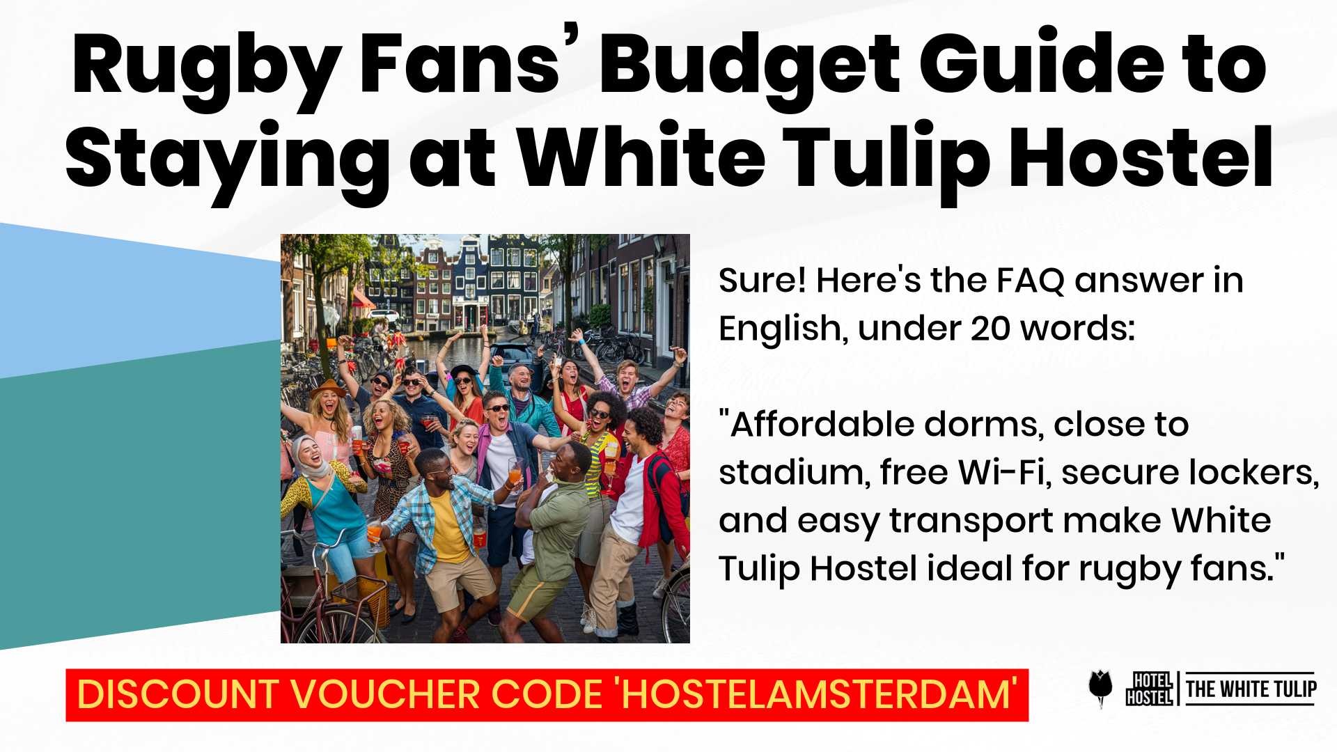 Rugby Fans Budget Guide to Staying at White Tulip Hostel